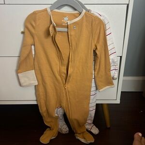Pair of infant pajamas